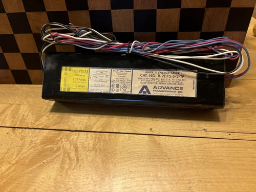 ADVANCE R-2E75-S-TP-A TRANSFORMER ENERGY SAVER BALLAST 120V 60Hz 1.35AMP