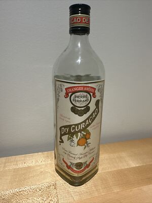 Pierre Ferrand Dry Curacao Orange Empty Bottle 