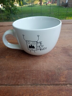 Spongebob Squarepants Doodlebob Me Hoy Minoy 24oz Ceramic Mug 