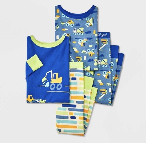 New - Cat & Jack 4pc Boys PJs Set - 4T - Picture 1 of 1