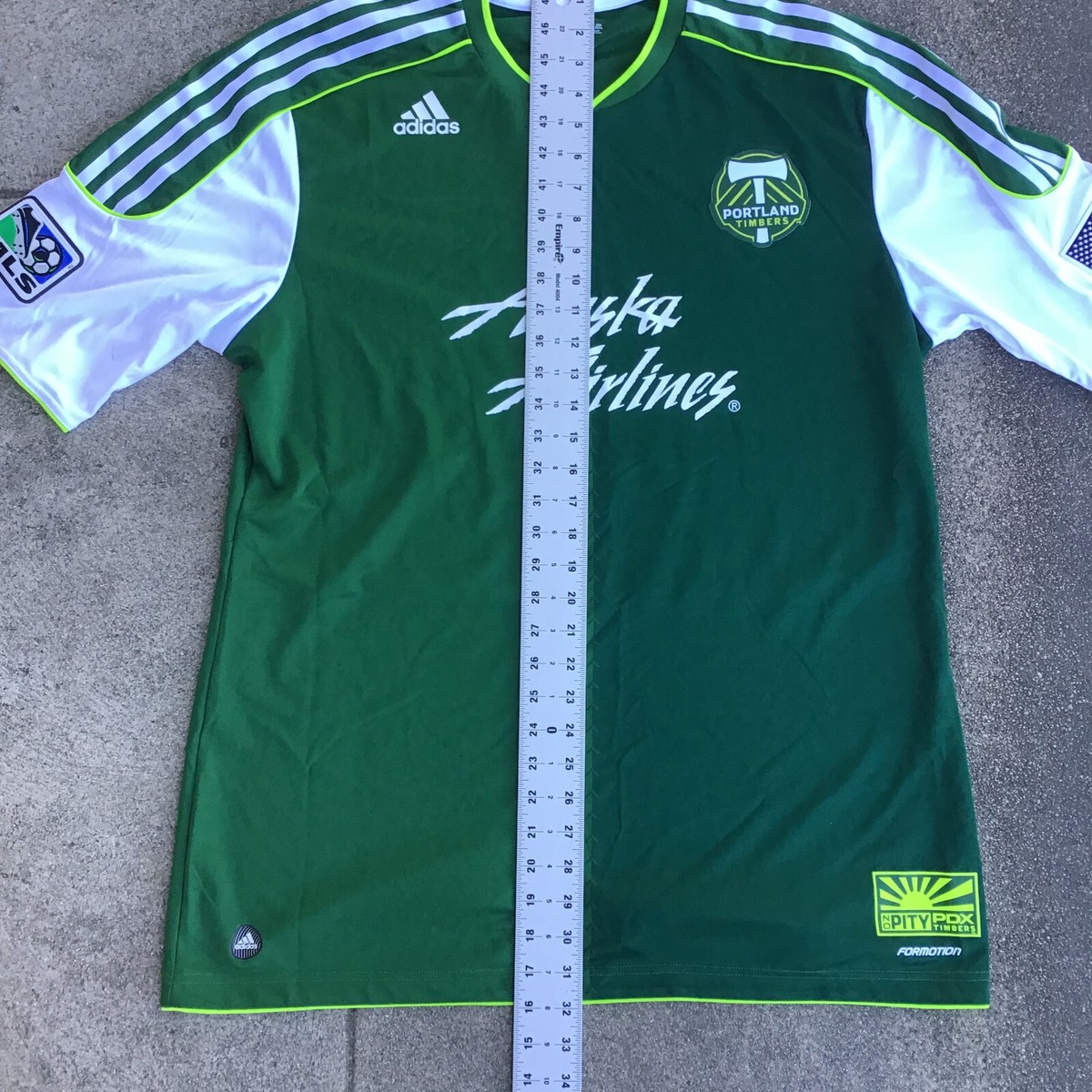 Adidas Men's 2XL Portland Timbers Jersey MLS Adidas No Pity