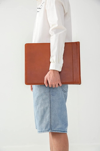 Business Check 7 Ring Checkbook Binder, Check Book Portfolio with Zipper - Picture 7 of 9