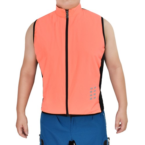 WOSAWE Mens Cycling Vest Windproof Reflective Bicycle Gilet Breathable MTB Bike - Picture 8 of 14