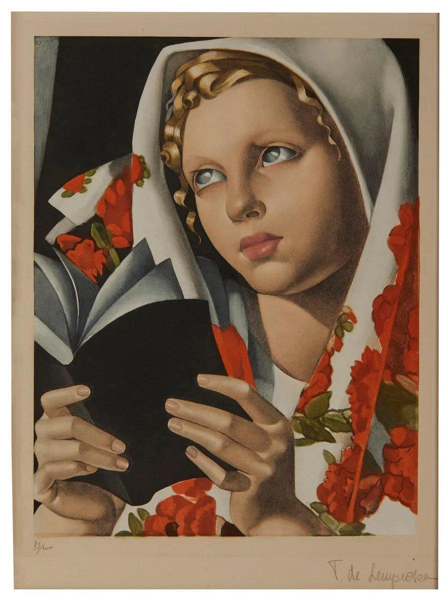 Tamara De Lempicka : La Polonaise : 1933 : Archival Quality