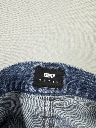 EDWIN ED-55 Blue Denim Regular Tapered Comfort Button Fly Jeans 30/32 - 第 18/21 張圖片