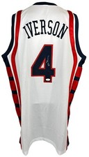 Maglia Allen Iverson autografata firmata NBA Philadelphia 76ers JSA COA