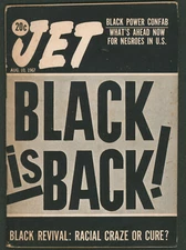 Jet Magazine August 10 1967 Black is Back! Black Power Confab~Black Christ