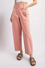 Eesome brand straight leg mineral washed pants. FITS TRUE TO SIZE