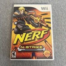 Nerf N-Strike (Nintendo Wii) Game Complete w/ Manual Pre Owned