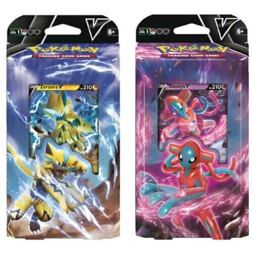 Pokémon TCG: Deoxys V or Zeraora V Battle Deck