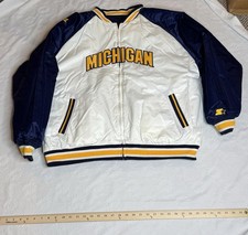 Vintage Starter Michigan Wolverines Reversible Men  s Size XL