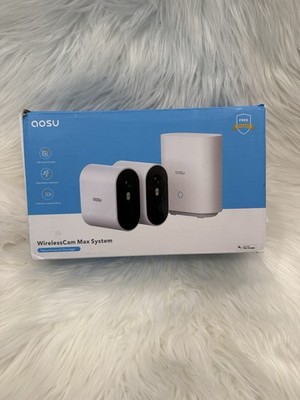 OPEN BOX! AOSU Security Cameras Wireless Outdoor System, True 2K HD 2-Cam-Kit 