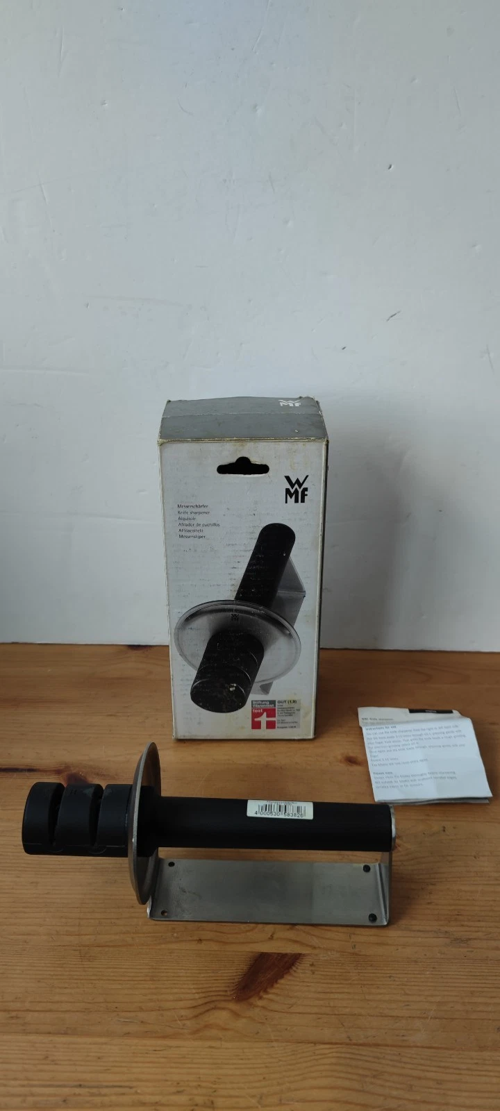 WMF Knife Sharpener - Ceramic Discs Plastic Handle - Boxed with Instructions