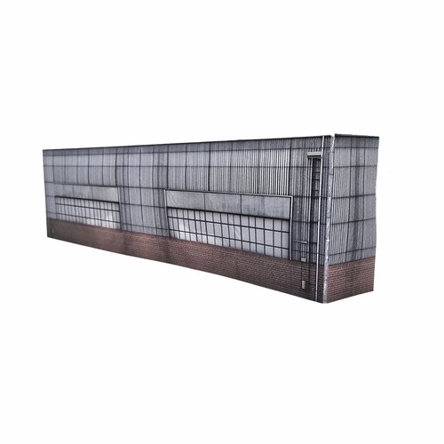 N Gauge Industrial Buildings Pack of 5 Card Low Relief Models 1/148 scale Set 68 - Picture 9 of 9