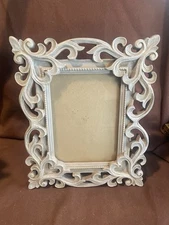 Vintage Thailand Picture Frame Victorian Baroque Ornate Shabby Chic 5" x 7" #2