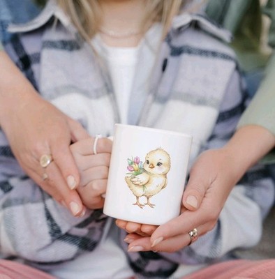 Ostern Küken Easter Kindertasse  Keramiktasse Geschenk Teetasse 5-12 Jahre 10