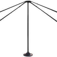 Explore Land Adjustable Boat Cover Support Pole 3 Pieces Pole, Black