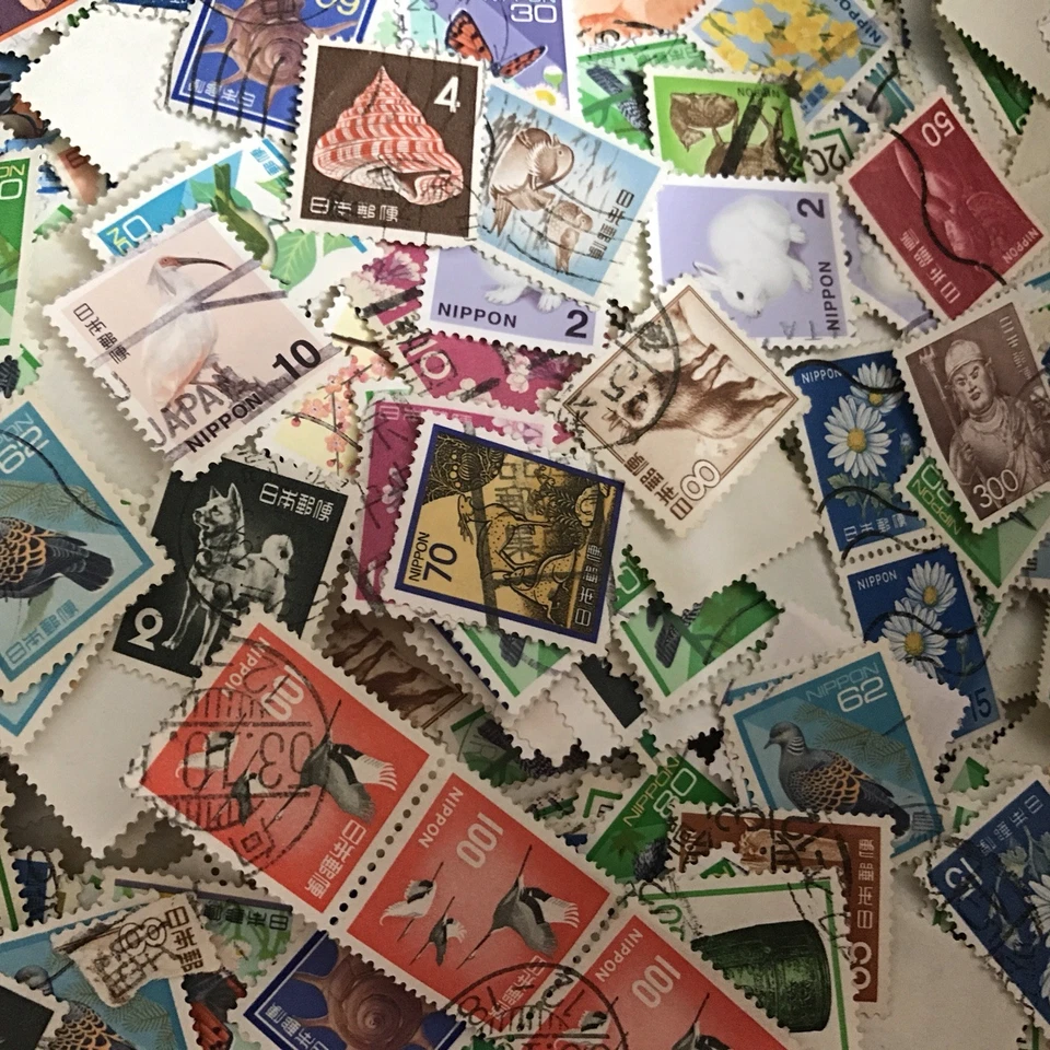 colección sellos japón 1000 sellos franqueo usados Foto 4 de 4