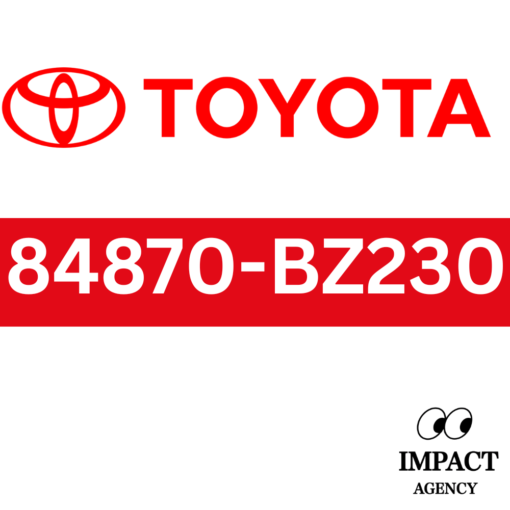 Toyota New Genuine 84870-BZ230 Switch Assy Outer Part Made