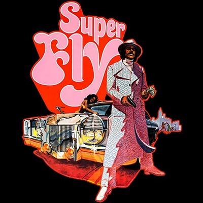 Superfly Shirt Drug Crime Pimp Ron O'Neal Blaxploitation Curtis