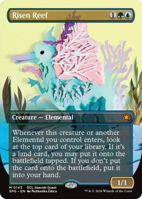 MTG English Risen Reef (Borderless) NM Foil Special Guests