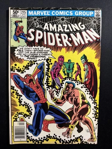 Amazing Spider-Man #215 1981 Marvel Comics Bronze Age 1st Print VG