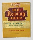 OLD Reading BEER * Large Matchbook * Contains All matches * Version A — photo 1