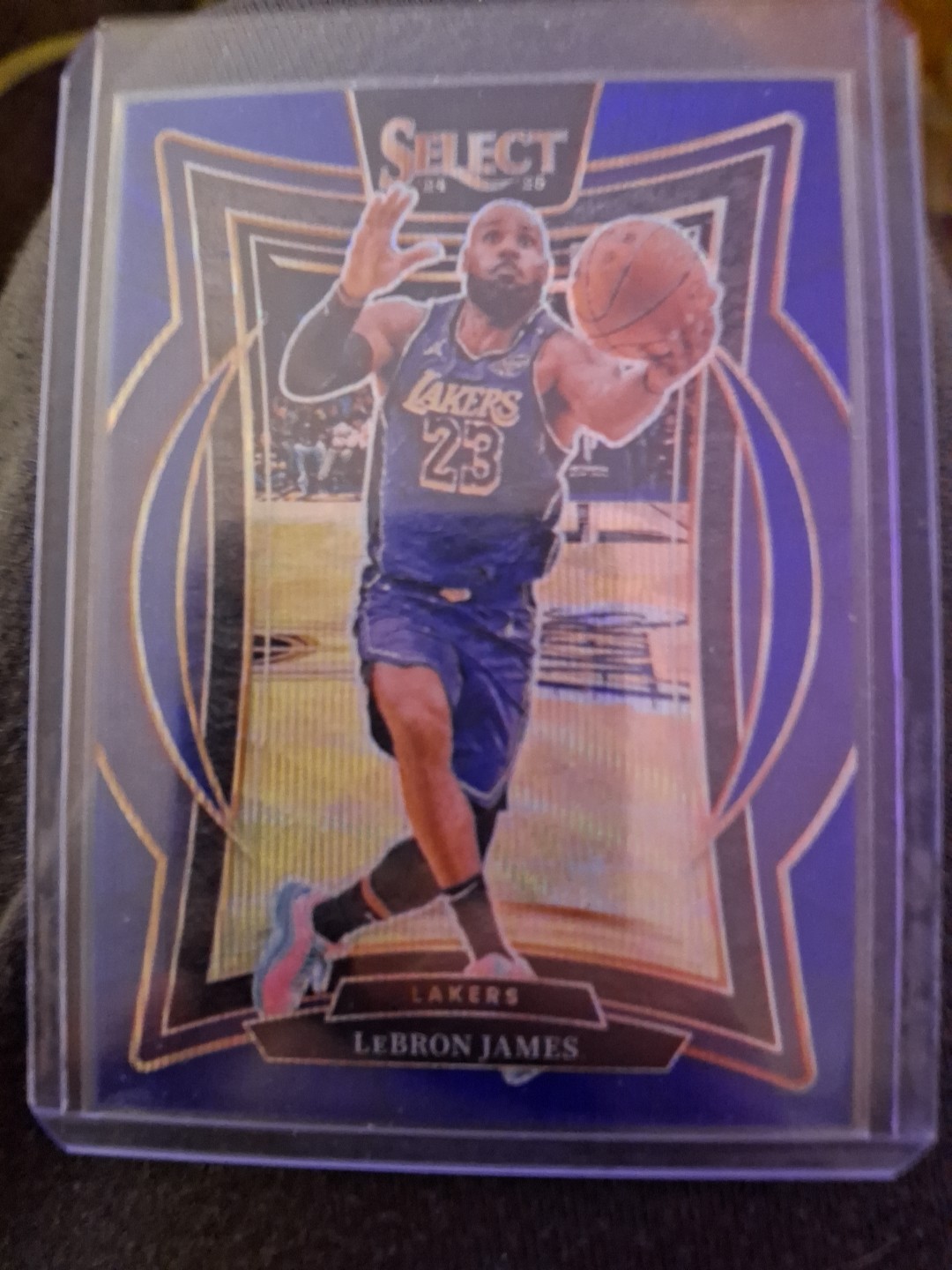 2024-25 Panini Select - Concourse LeBron James #54 Blue Wave Prizm /75