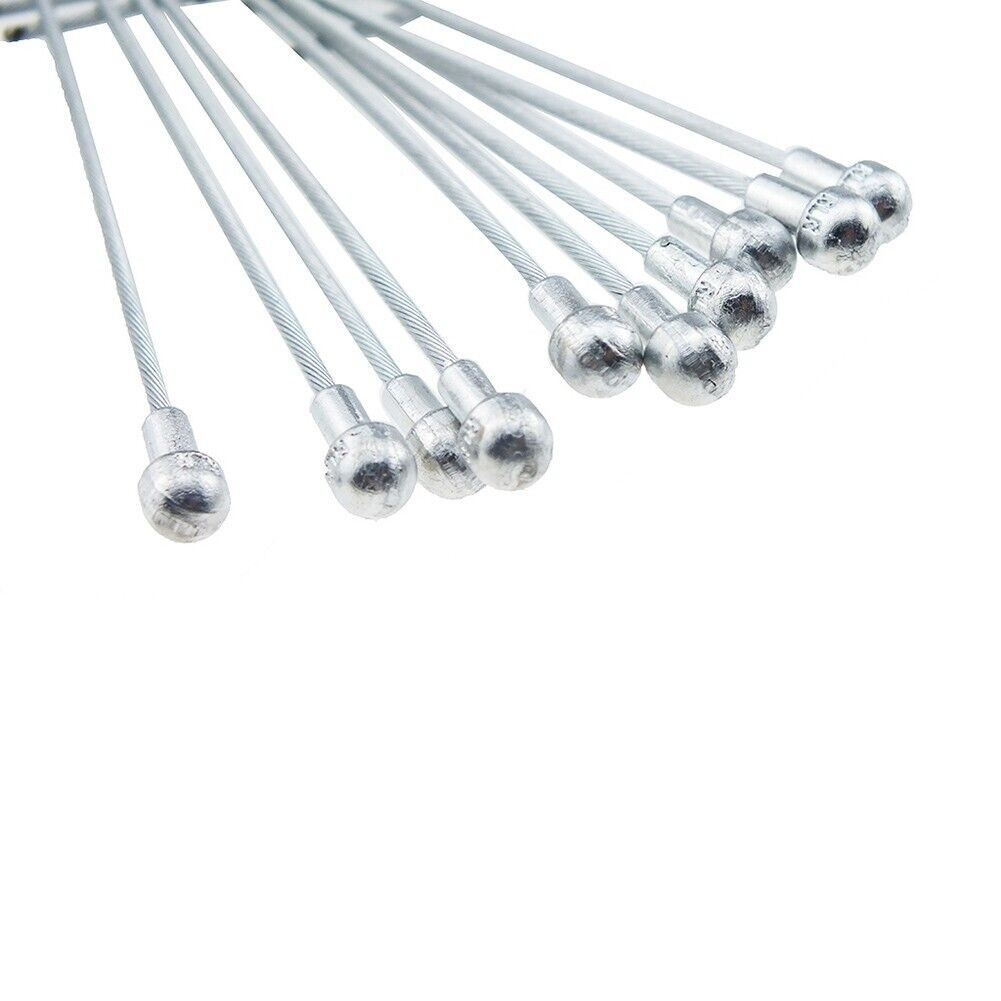 10 x Genuine Shimano Stainless Steel Road Brake Cable 1.6x800mm Front, Rim Brake
