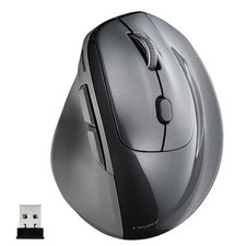 Nakabayashi Digio2 Ergonomic Mouse, Fast Scrolling, , 5 Buttons, Blue Led, Gray_