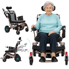 Mammoth EX Auto Recline Ergonomic Electric Bariatric Wheelchair for Seniors