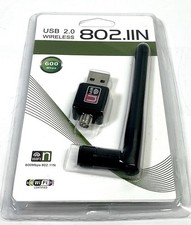USB 2.0 WIRLESS ANTENNA 802.IIN- 600Mbps