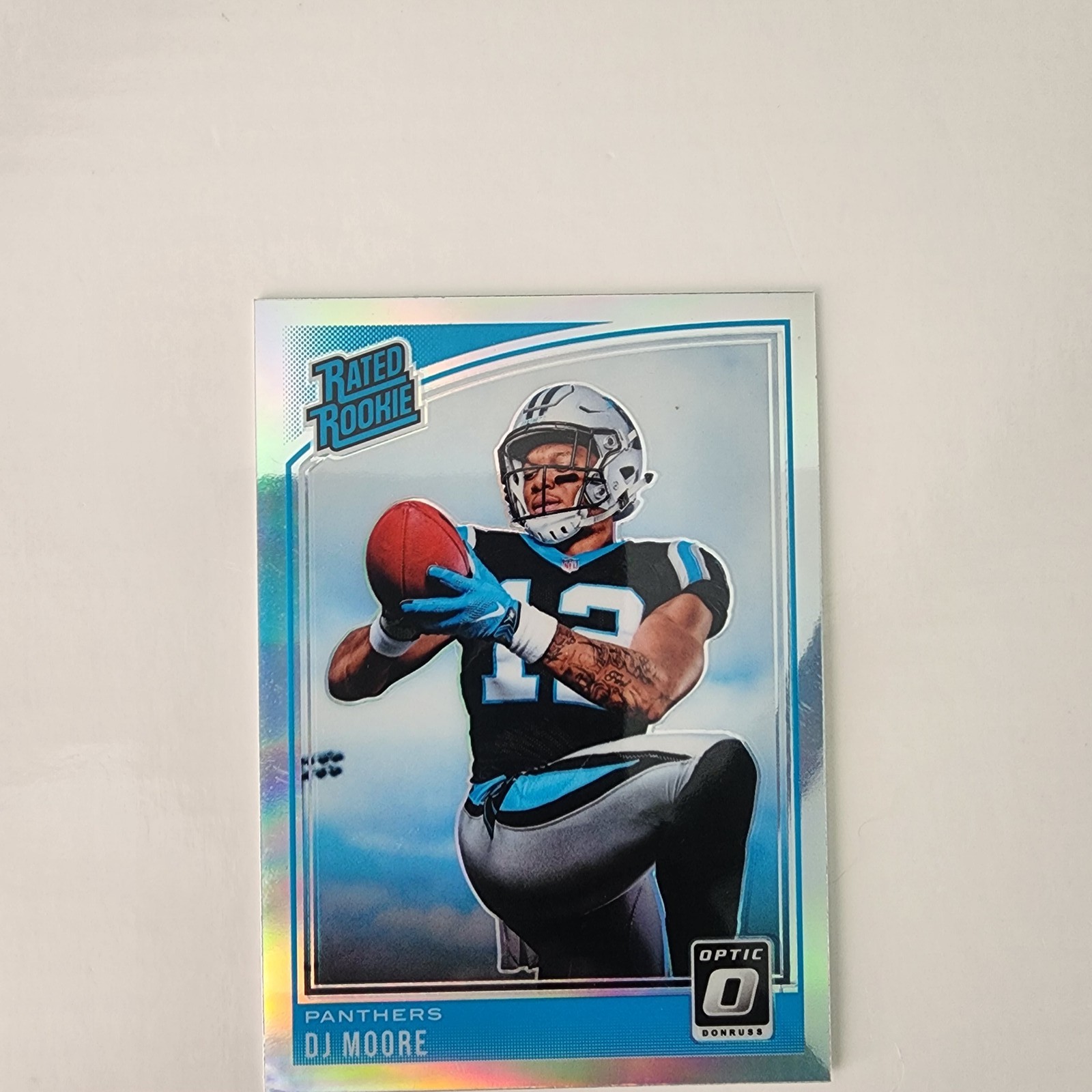 2018 Donruss Optic DJ Moore Silver Prizm #166 RC