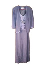 Montage by Mon Cheri Dress Jacket Set 18 New Mother of Bride Beaded Formal