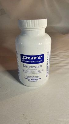 #ad Pure Encapsulations Magnesium glycinate 120mg 90 Vegetarian Caps Exp: 1 28 $14.99