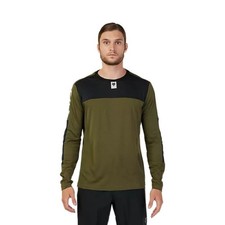 80 Fox Defend LS Jersey FOXHEAD 30997-099 Olvie Green MTB Cycling Sz SMALL