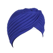 Indian Punjabi Instant Readymade Royal Blue Turban Head Wrap Sikh Pagri - F/S