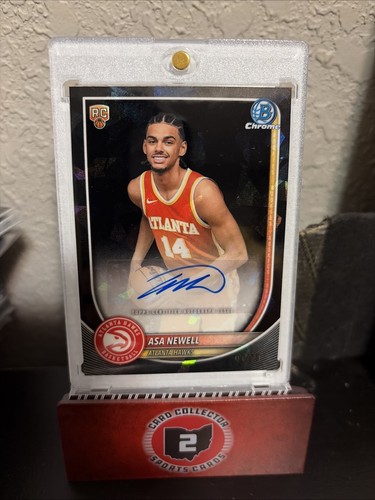 2025 Topps Bowman Chrome Black Sapphire Asa Newell RC Auto 1/10