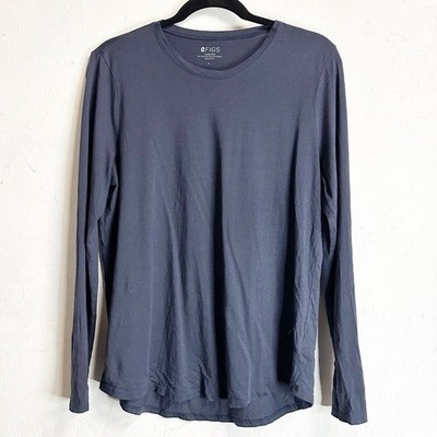 Figs Seamless Long Sleeve Baselayer Underscrub T Shirt Mens Large Blue