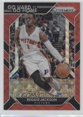 2016-17 Panini Prizm Go Hard or Go Home Ruby Wave Prizm Reggie Jackson #21 0b3