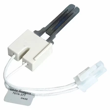 White-Rodgers 767A-377 Hot Surface Ignitor, Lp/Ng, 120, 4 1/2 In L., Silicon