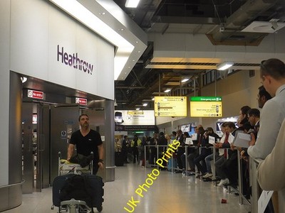 Foto 6x4 London Heathrow: Terminal 4 Ankunft West Bedfont gebaut um c2016