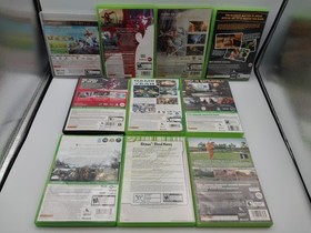 Xbox 360/PS3 Video Game Lot Bundle &ndash; 10 Games TESTED (Damaged Cases & Cover Art)