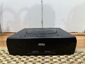 SEGA Saturn V2 Black Console and Cables ONLY C - 100% Tested and Working!