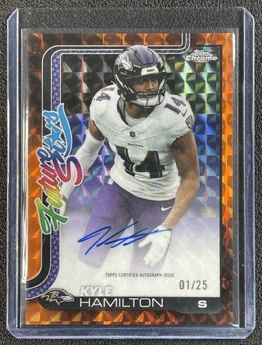 2025 Topps Chrome Kyle Hamilton Future Stars Autographs (RAW)
