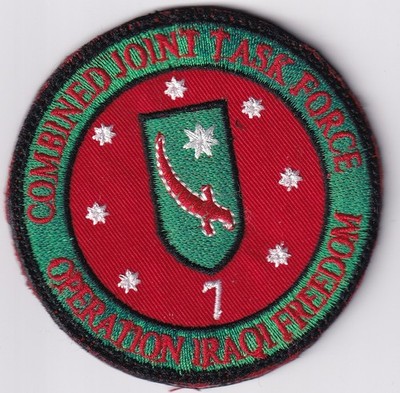 Combined Joint Task Force 7 Operation Iraqi Freedom patch from US Embassy Iraq