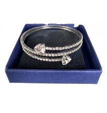 Swarovski Twisty Triangle Cut Bracelet- Silver Rhodium Plated New Boxed 5528444