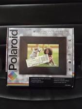 Polaroid 8" Digital Photo Frame Candlenut Distressed Wood Frame, PDF-800CD - NEW