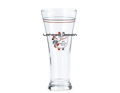 Sun Art Disney Minnie Mouse Glass Juice Glass Approx. 290ml Tricolor Made in
