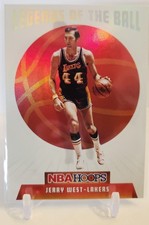 2019-20 Panini Hoops Jerry West #6 Legends of the Ball Lakers